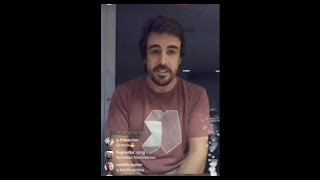 Fernando Alonso - Instagram Live 12/10/2017