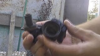 чистка дроссельной заслонки + полная разборка регулятора холостого хода хендай акцент.