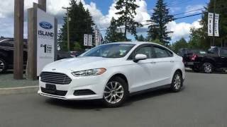 2016 Ford Fusion S + Cargo Net + Power Trunk Review | Island Ford