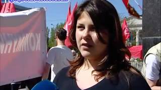 ТК Донбасс - Парад и маевка в центре Донецка