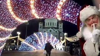(38) Москва новогодняя 2020! Виды на Кремль с Патриаршего моста