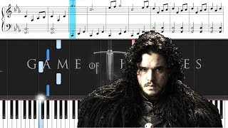 Game of Thrones - Theme (easy piano tutorial)