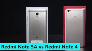Redmi Note 5A vs Redmi Note 4 | Quick Comparision