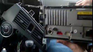 Снимаем магнитолу в ssangyong kyron