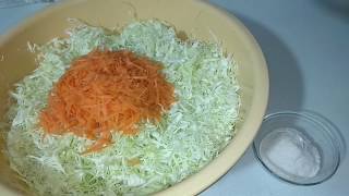 Квашеная капуста как бочковая!!! Классический рецепт квашеной капусты.Бабушка научила!!!