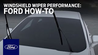 Improve Your Windshield Wiper Performance | Ford How-To | Ford