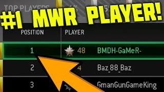 1v1 AGAINST THE BEST MWR GUN GAME PLAYER IN THE WORLD! (#1 IW PLAYER vs #1 MWR PLAYER)