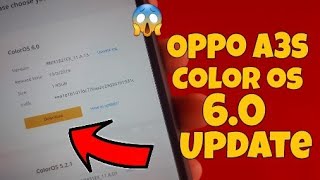 Oppo A3s color os 6.0 update |Oppo A3s pie new update | oppo a3s 6.0.1 update
