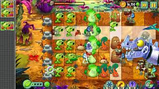 Plants vs. Zombies 2 Gameplay Walkthrough: Day 32 (Jurassic Marsh)
