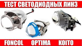 Тест Светодиодных (LED) Линз KOITO OPTIMA FONCOL