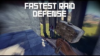 RUST | FASTEST RAID DEFENSE EVER