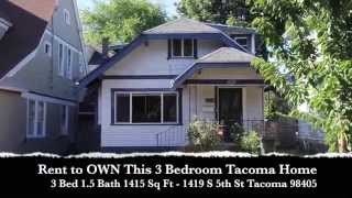 Rent to OWN This 3 Bedroom Tacoma Home - Credit Dings OK