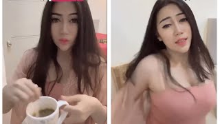 Kopi susu mantul buatan tante montok toge Bigo 2020