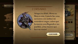 SHADOW FIGHT 2   SOMBRA VS  CORSARIO