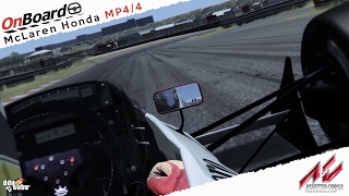 Assetto Corsa Mixed Reality Ayrton Senna McLaren Honda MP4/4 Real Onboard Cam at Zandvoort