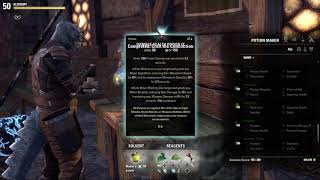 TESO: Damage Health Poison IX (Ravage Health, Increase Weapon Power, Speed)