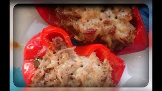 Фаршированный перец в духовке