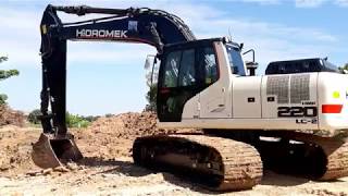รีวิว HIDROMEK HMK220LC-2 excavator =6d34=148 hp 22300 kgs  EP.4891