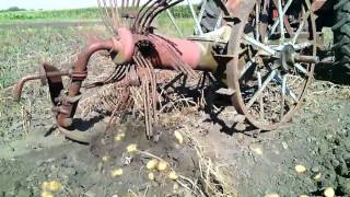 Как быстро копать картошку трактором Т-25 Своими руками.