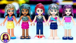 The Glitter Popstar Series - Lego Friends Hair Makeover DIY Craft