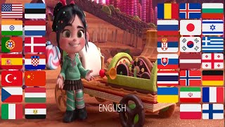 Wreck it Ralph: Racers destroy Vanellope's Kart scene | Multilanguage | 44 languages | 1080p