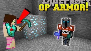 Minecraft: OVERPOWERED ARMOR!!! (SUPER SPEED MINING, FLYING & MORE!!) Custom Command