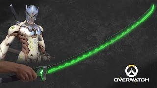 Overwatch КАТАНА ГЭНДЗИ своими руками homemade GENJI's  katana