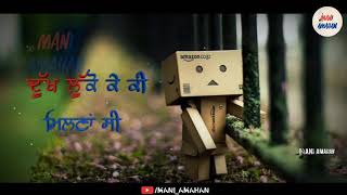 Ohh Rondi te honi - Parmish Verma New latest punjabi songs New sad whatsapp status - sad status 30se