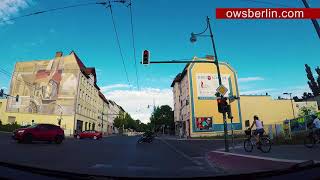 Driving in German town Eberswalde. Авто-путешествие по Германии город Эберсвальде.