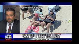 Fox News Goes After Chris Christie Over Visit To Closed Beach