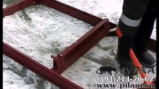Настройка и установка ленточных пилорам Алтай pilam.ru