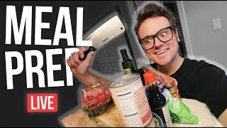 I’m Meal Prepping LIVE ? (with a knife ?)