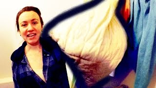 КАК СТИРАТЬ ПОДУШКУ СВОИМИ РУКАМИ ✔ Смотри и учись!