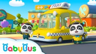 Baby Panda Taxi Driver | Kids Occupation Pretend Play | Animation & Kids Songs | BabyBus