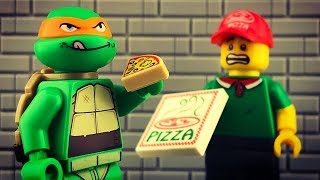 LEGO TMNT PIZZA TIME | Ninja Turtles Stop Motion