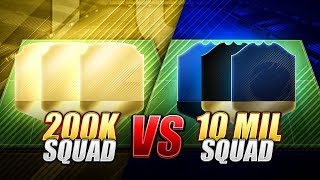 200k vs 10 MILLION COINS SQUAD - MY SECRET WEAPON - FIFA 18 ULTIMATE TEAM RTG #31
