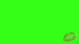 Green screen: Lips Скачать для видеомонтажа На зелёном фоне Поцелуй Помада