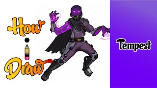 How I Draw Tempest from Fortnite