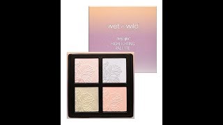 WET N WILD MEGAGLO HIGHLIGHTING PALETTE  Swatch & Review