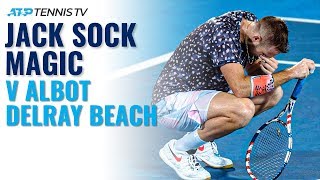 Jack Sock Brilliance in Emotional Victory vs Albot | Delray Beach 2020 Highlights