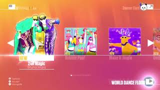 Just Dance 2018 | Menu Song List (Official) | Old Generation (WII)