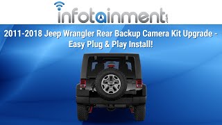 2007-2018 Jeep Wrangler Rear Backup Camera Kit Upgrade - Easy Plug & Play Install!