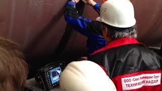 Контроль сварных швов дефекскопом OmniScan MX
