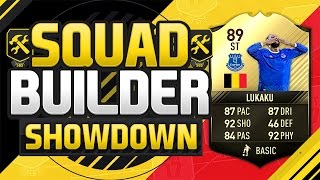 FIFA 17 SQUAD BUILDER SHOWDOWN!!! 89 RATED FOURTH INFORM LUKAKU!!! 89 Rated Romelu Lukaku Squad Duel