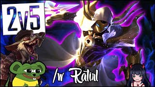 CARRYING AN INSANE 2v5 GAME WITH RATIRL | YamatosDeath1 Highlights
