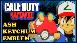 Call of Duty WW2 Ash Ketchum Pokemon Emblem Tutorial