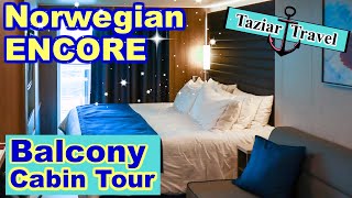 Norwegian Encore | Balcony Cabin Tour #10858
