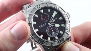 Ulysse Nardin Maxi Marine Diver Chronometer 263-33-7/95 Luxury Watch Review
