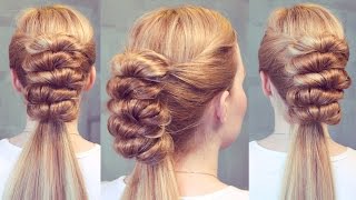 Хвост с "Пузырьками" | Авторские причёски | Лена Роговая | Hairstyles by REM | Copyright ©
