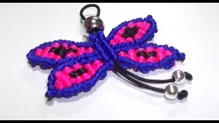 COMO HACER UNA MARIPOSA DE HILO CON NUDOS DE MACRAME. TUTORIAL DIY